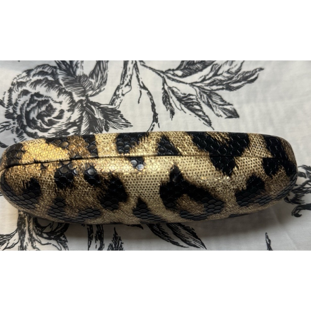 Sofia Vergara by Foster Grant Leopard Print Hard Glasses Case NEW - Picture 4 of 7